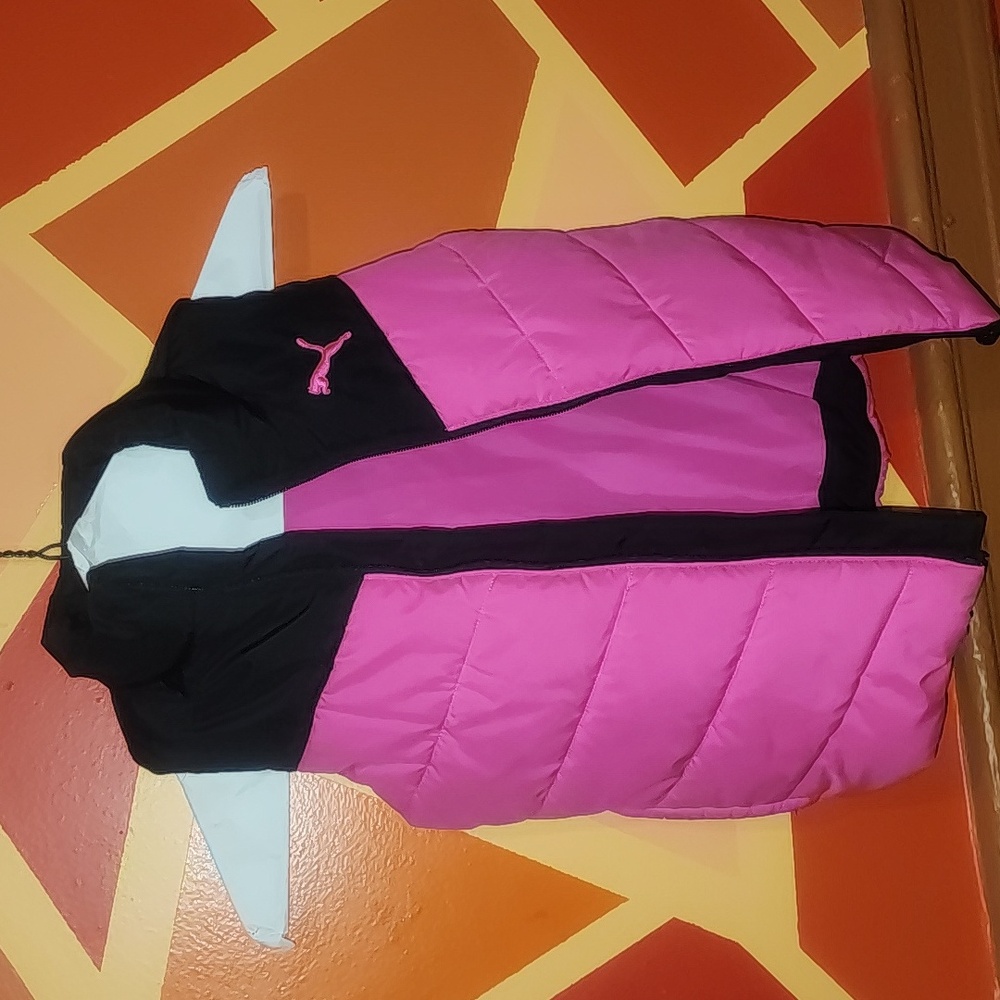 Puma girls puffer vest